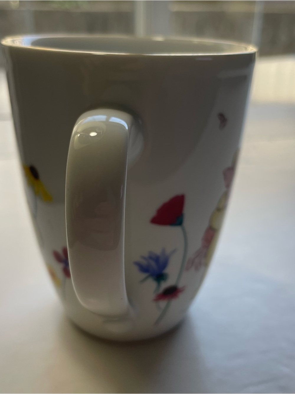 Disney Winnie the Pooh & Piglet Floral Coffee Mug | Gold Rim, Wildflowers - Picture 6 of 7